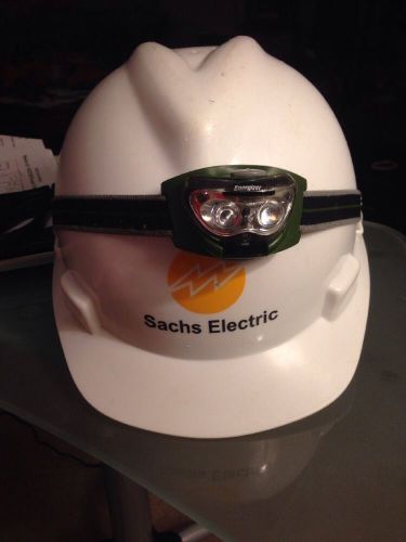 Sachs electric electrician lineman safety hard hat medium helmet msa v-gard for sale