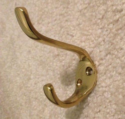 Brass wall hooks - heavy duty - commercial - great for the holidays for sale
