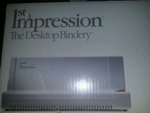 Used Dennison 1st Impression Desktop Bindery - W/Box &amp; Folders