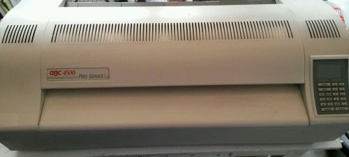 Gbc pro series 4500 laminator hot &amp; cold 18&#034;  works perfect vguc for sale