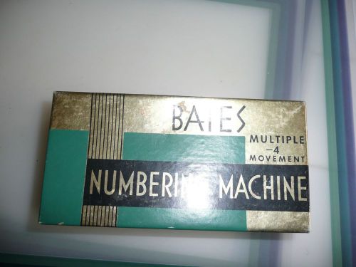 Bates Numbering Machine Multiple 4 Movement