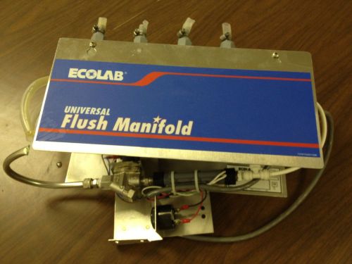Used Ecolab Universal Flush Manifold for Commercial Laundry Washer