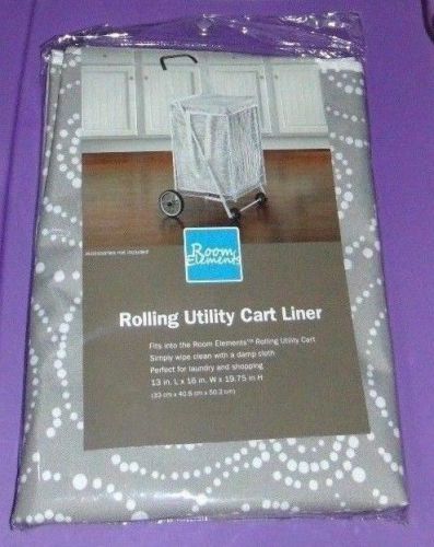 NEW Shopping Cart Liner Grocery Folding Laundry Bag Utility Basket Rolling