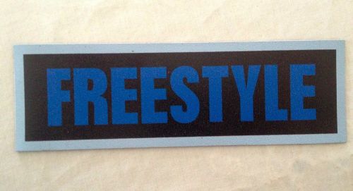 DIESEL be stupid promotional campaign large block txt magnet swag blue FREESTYLE