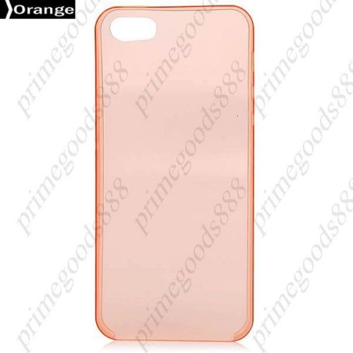 Protective ultra thin high transparency pp soft case back deals cover orange for sale