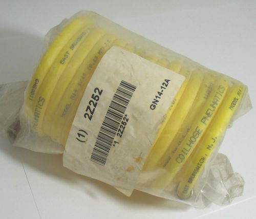 Coilhose Pneumatics N14-12A 2Z252 Nylon Coiled Air Hose  1/4-Inch 6.20mm ID  12&#039;