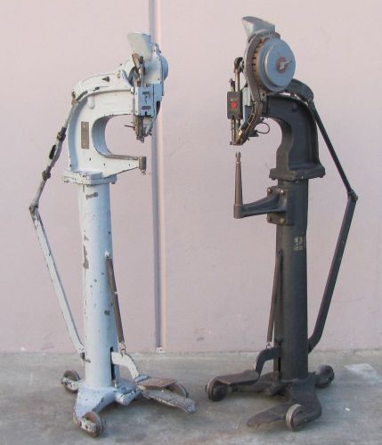 Two Judson L. Thomson Co. Riveting Rivet Riveter Machine Press Foot Operated