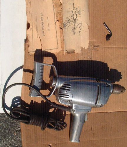 VINTAGE SHOPMATE No. 359 ELECTRIC DRILL + Jacobschuck 1/2 in.HEAVY DUTY