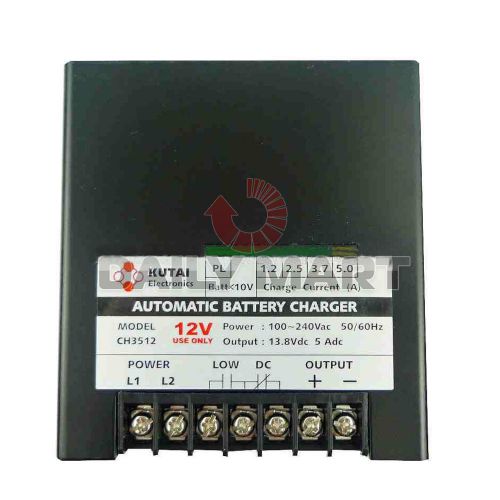 New Automatic Generator Standard Battery Charger CH3512 Panel Mountable 5 Amp