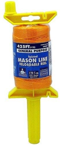 425 ft Twisted Yellow Mason Line with Reloadable Reel #GNT1812RL