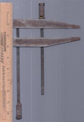 Vintage steel machinist clamp 5&#034; opening x 3 1/4 depth x 1/2&#034; thick for sale