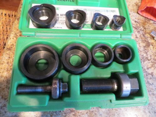 Greenlee 1/2&#034; to 1-1/4&#034; inch knockout punch set - Model 735