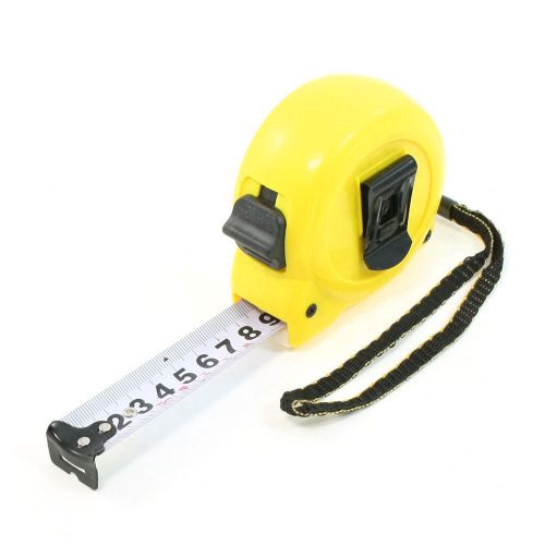 Belt clip single scale 7.5m flexible measuring tapeline tape ruler yellow for sale