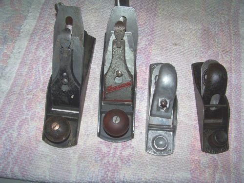 4 planer foster alum.,stanley # 120 and  stanley handyman #  h1204,stanly #4 for sale