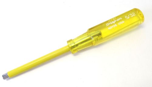 Snap On 5/32&#034; Yellow Clear Hand Nutdriver ND105