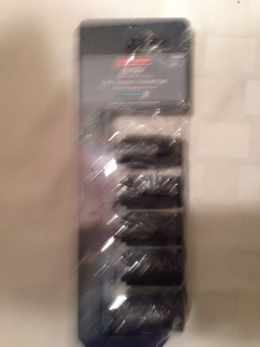 Craftsman evolv 5-pc. impact socket set - brand new - 1/2-in. drive - sae for sale