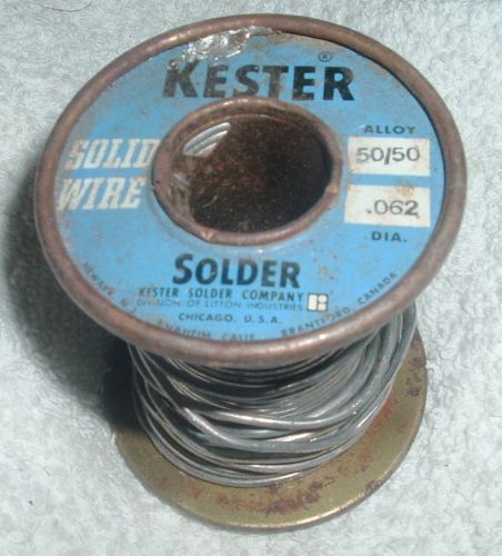 Solder Kester Solid Wire 50/50 Alloy .062 Diameter