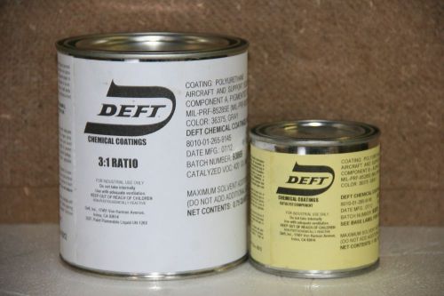 Deft polyurethane topcoat paint kit 03-gy-292 (gray 36375) 1 qt for sale