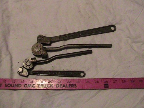 Pair of vintage imperial brass mfg. chicago u.s.a. tubing benders for sale
