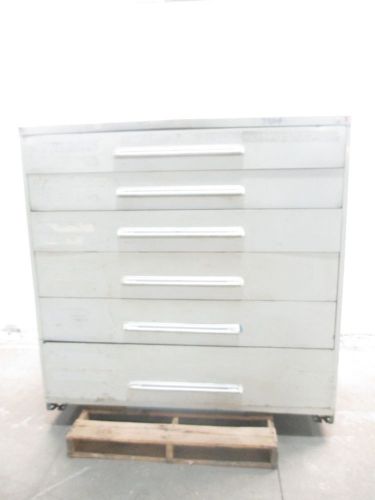6-DRAWER STEEL 60 IN 27-1/2 IN 57 IN TOOL BOX TOOL STORAGE D462328