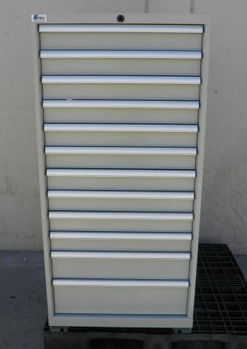 Lista 12 drawer heavy duty storage cabinet * excellent *  parts drawer cabinet for sale