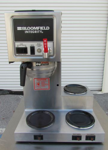 Bloomfield integrity coffee brewing system  3 warmers w / hot water faucet for sale