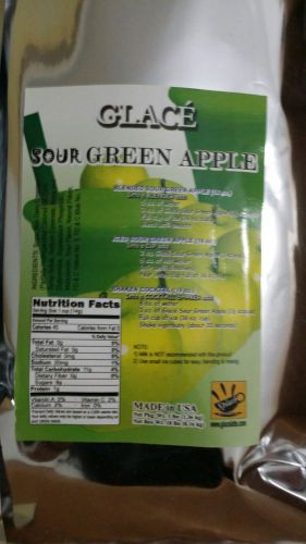 GLACE Sour Green Apple Beverage Mix 3lbs