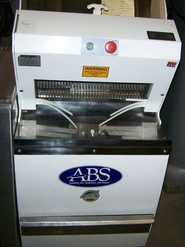 American Backing Systems Bread Slicer 1/2 inch on Casters 115V