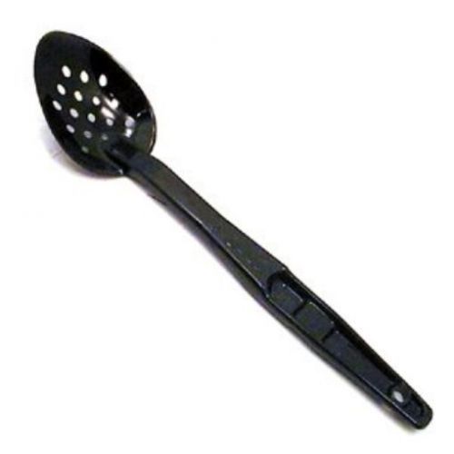 New cambro spop13cw-110 polycarbonate camwear perforated serving spoon  black for sale