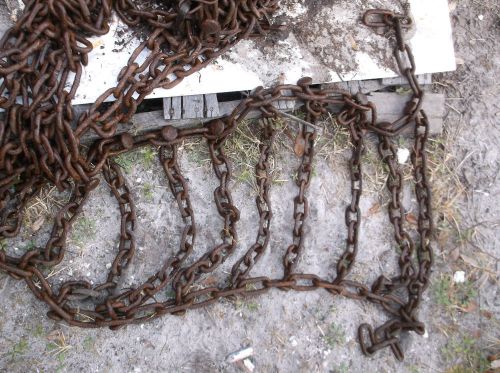 Decorative Rusted Chain Bridle Measures 11 feet x 20 inches