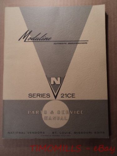 1966 national vendors moduline series 21ce candy vending machine manual vintage for sale