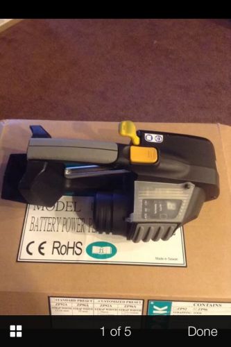 Zapak Zp96a Battery Powered Plastic Strapping Tool &#034;NEW&#034;