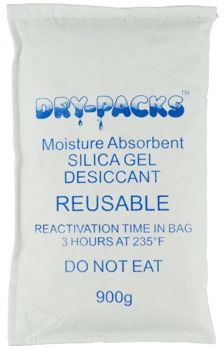 Silica gel 900g, bag lockdown moisture with dry-packs 900 gram dehumidifying bag for sale