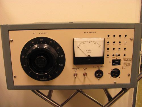 GENERAL RADIO VARIAC W20 120VAC 20A IN STEEL CASE