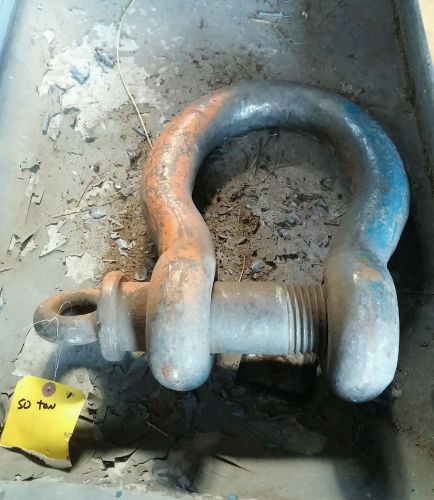 50 Ton Shackle clevis Bolt Style Used 2-5/8&#034; Pin also have 35 ton too usa made