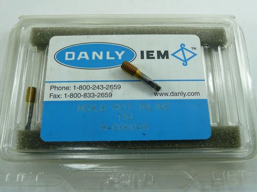 10) Danly IEM In Die Taps M5 x .8 Inline TIN Coated