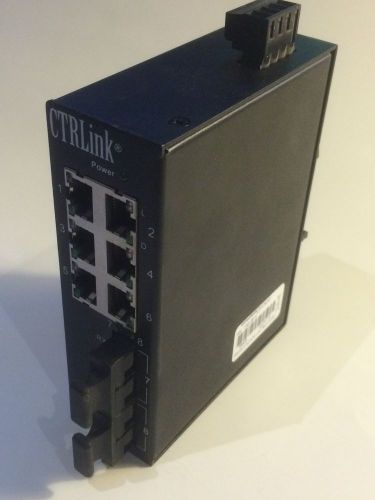 &#034;New Condition&#034; Contemporary Controls EISK8 8Port Copper-Fiber Ethernet Switch