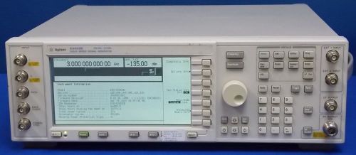 Agilent e4432b w/100/101/1e5/un5/un8/und  rf signal generator, 250 khz - 3ghz for sale