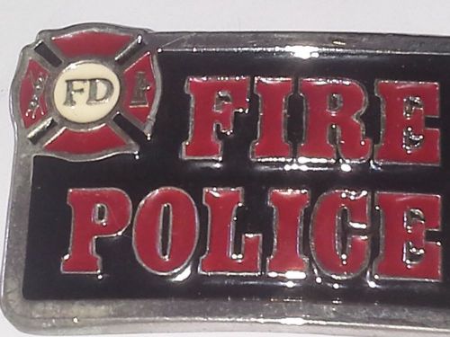 Fire Police Belt buckle, small, 2-1/4&#039;&#039;x1-1/4&#039;&#039;