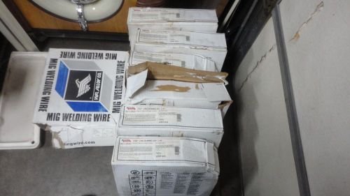 welding wire 6 boxes new in box