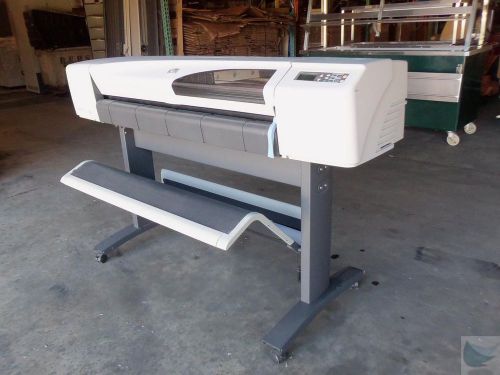 Hp designjet 500 model c7770b 42&#034; large format printer plotter w locking castors for sale