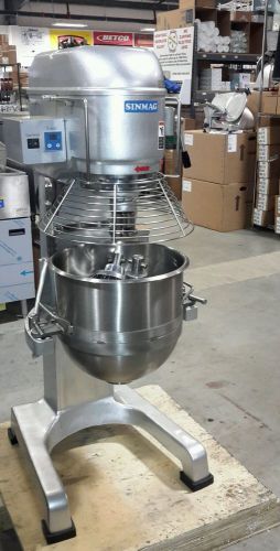 Used Commercial Sinmag 40 Qt. Planetary Mixer With S.S. Bowl and Attachments