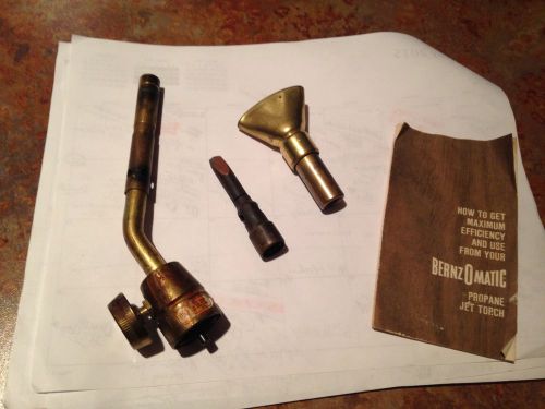 Bernzomatic propane jet torch kit usa - solder pencil jt681 &amp; flare jt682 - used for sale