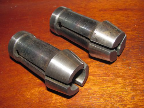 LOT OF 2 MISC B &amp; O COLLETS , 5/8&#034; ( 5-36 ) &amp; 1/4&#034; ( 10-35 )