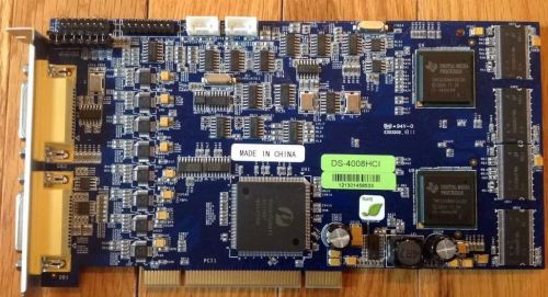 Hikvision DS-4008HCI 8 Channel H.264 Real Time Audio Video Compression PCI Card