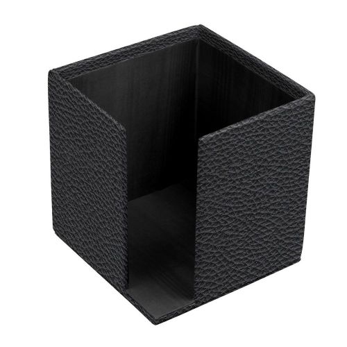 LUCRIN - Paper holder - Granulated Cow Leather - Black