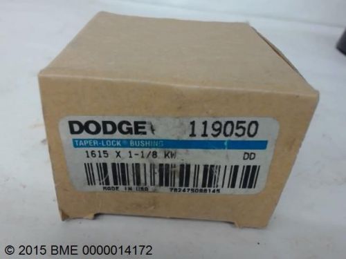 DODGE TAPER-LOCK BUSHING  - 119050  - 1615 X 1 1/8 KW  - NEW