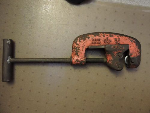 Vintage Large T handle Tubing Pipe Cutter, NYE Tool &amp; Machine Works, USA Made