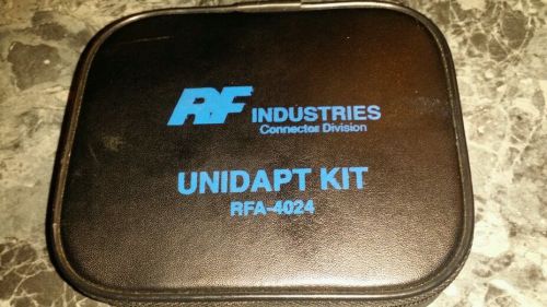 RF Industries RFA-4024 30 Piece Unidapt RF Connectors Universal Adapters Kit
