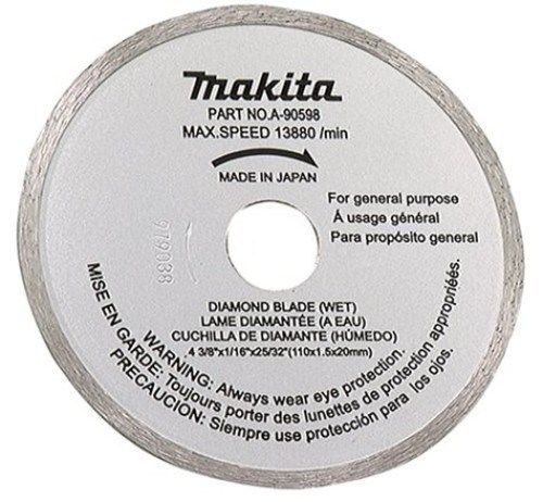 Makita A-90934 Industrial 5-Inch Diamond Wet Cutting Continuous Rim Saw Blade...